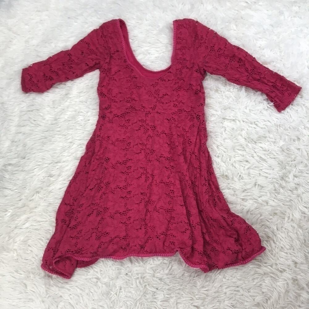 Free People Pink Lace Dress - Picture 6 of 7